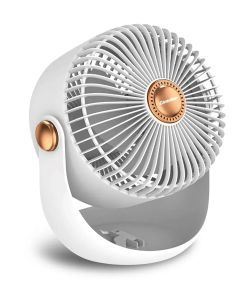 Camelion USB Rechargeable Portable Mini Fan - White
