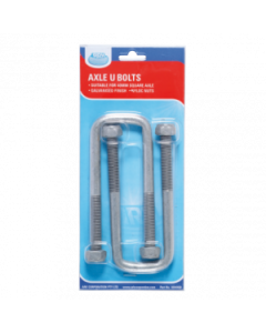 ARK Axle U Bolts 45mm Square Galvanised UB45GB