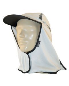 Uveto Kalahari Micro Mesh UV Legionnaire Hat and Neck Shade - Bone