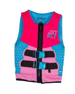 Jetpilot Cause Kid's Neoprene Life Jacket Vest Pink Size 12-14 (40-60kg)