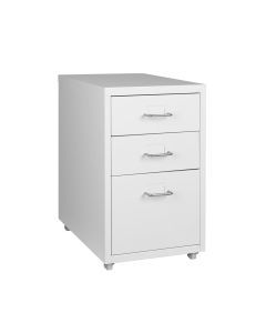 Levede 3 Drawer Office Drawers Cabinet Storage Cabinets Steel Rack Home White