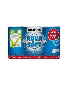 Thetford Aqua Soft Toilet Paper Rolls - 6 Pack