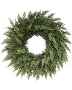 Real Touch Artificial Cedar Wreath Wall Hanging