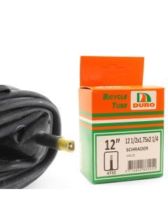 Duro 12 1/2" x 1.75 x 2 1/4 Tube for 12 Inch Pram/Stroller/Buggy Tyres Straight Valve