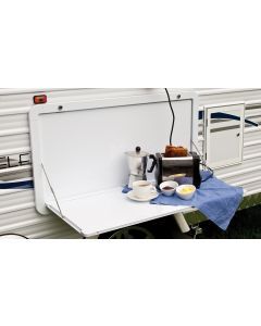 Lifestyle Folding Picnic Table 450 x 1000mm - White