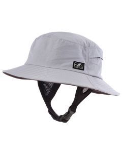Ocean & Earth Bingin Adult Soft Peak Full Brim Surf Hat - Grey