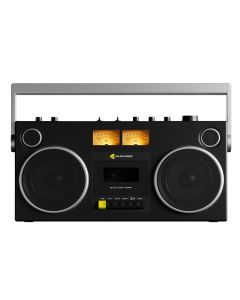 We Are Rewind Getto Blaster Cassette Player & Recorder - Curtis, Black