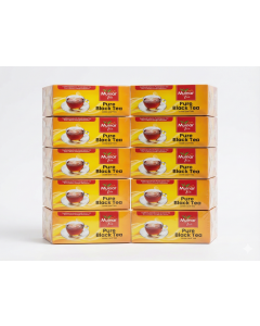 10x Muinar 130g Pure Black Tea Bulk Pack - Loose Leaf (1.3kg Total)