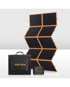 San Hima 12V 360W Folding Solar Blanket Flexible Blanket Kit Camping Charger