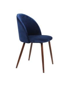 Levede 2x Dining Chairs Seat French Provincial Kitchen Lounge Chair Navy