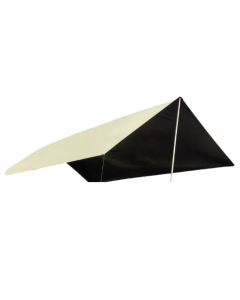 Black Coated Waterproof Camping Tent (Beige)