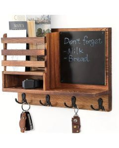 Wooden Key Holder Wall Mount