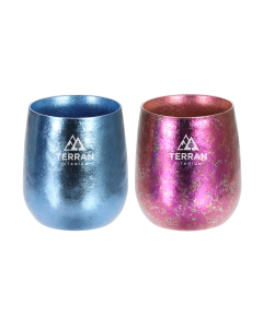 TERRAN Titanium Double Wall Cup 255ml - Crystal Finish