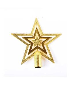 50PCS Christmas Tree Plating Tree Top Star Decoration