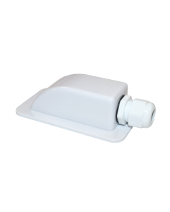 Exotronic 1 Gland White Cable Entry Cover (Lightweight ABS)