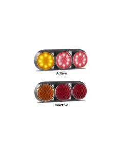 LED Autolamps 82BARR Stop/Tail/Indicator, 12 Volt, Blister