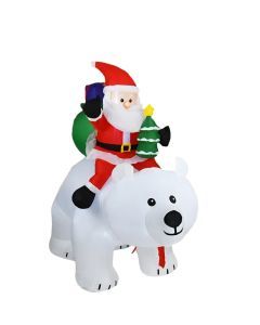 Christmas Inflatable Decoration Toy with Built-in LED Lights