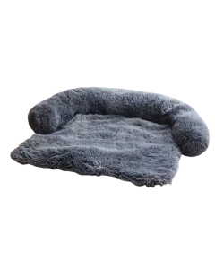 Pet Plush Sofa Bed with Neck Cushion