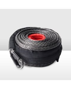 FIERYRED Winch Rope 10mm x 30m Dyneema SK75 Synthetic Rope Tow Recovery Offroad 4x4