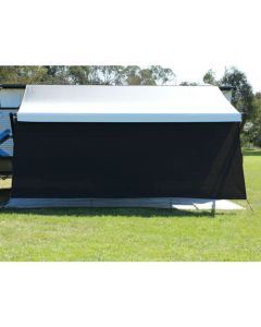 Camec Black Privacy Screen 4.6M X 1.8M With Ropes And Pegs