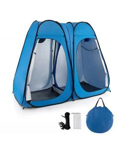Double Pop-Up Dressing Tent