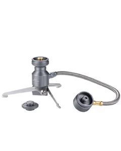 Camping Furnace Support Dual Stove Silver