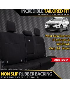 Ford Next-Gen Everest Platinum & Wildtrak Neoprene Rear Row Seat Covers