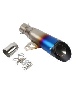 51mm Universal Motorcycle Exhaust SC Muffler Pipe