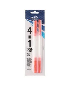2 Pack of Jarvis Walker Pencil Floats - 4 in 1 Fishing Floats