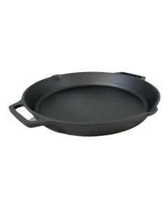 35cm Cast Iron Skillet Frying Pan - BBQ/Grill/Oven Safe