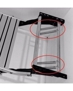2 x Step Springs to suit TRA aluminium Steps