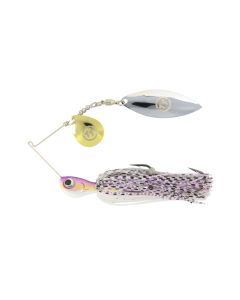 TT Lures 1/4oz Vortex+ Spinnerbait Fishing Lure - PURPLE GLIMMER