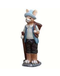 Squirrel Outdoor Garden Statue with Basket