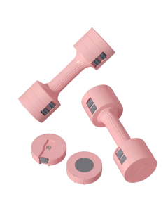 Adjustable Weighted Dumbbells Set (2-5kg/4.41-11.02lbs) - Pink