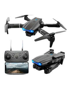 Foldable RC Drone with HD Camera & Altitude Hold - Black