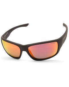 North Beach Galjeon Matte Black/Red Mirror Polarised Men's Sunglasses