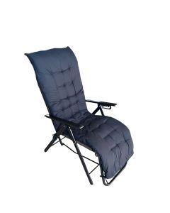 Lounge Chair with Cushion Foldable Outdoor