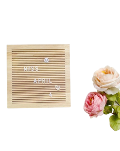 Natural Wood Letter Board