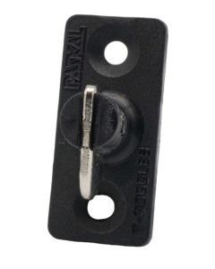 Stay put Fastener Vertical Double Black