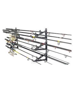 6 Pack of Sea Dog Horizontal Fishing Rod Holders - Holds 9 Fishing Rods