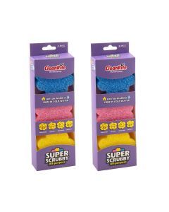 2x Cleanrite 10cm Sponge 3pk