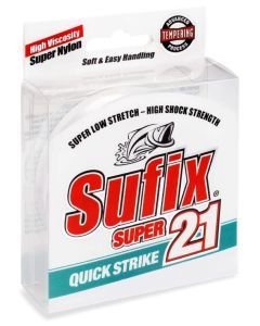 300m Spool of Sufix Super 21 Clear Monofilament Fishing Line