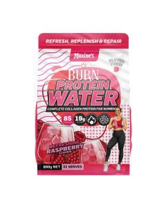 Maxines Burn Protein Water Refreshing Raspberry 800g