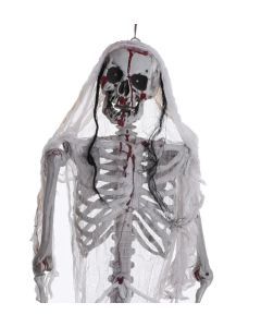 Halloween Movable Skeleton Realistic Haunted Decor