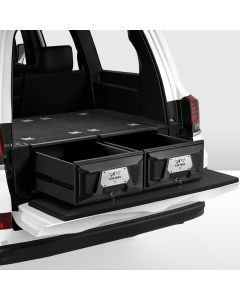 San Hima Lightweight 2X 900mm 4WD Rear Drawer System Fit Toyota Landcruiser 100