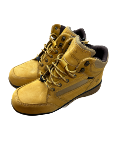 Wolverine Rigger Mid CM Steel Cap Safety Leather Boots - Wheat (Waterproof Shoes)