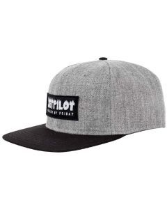 Jetpilot Bloodbath Grey Marle Snapback Peaked Cap