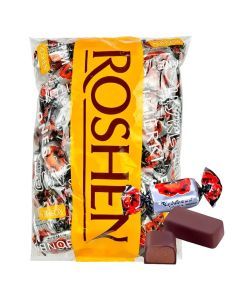 ROSHEN 1kg "Krasnyi Mak" Red Poppy Seed Chervonniy Chocolate Sweets Pralines - Made in Ukraine