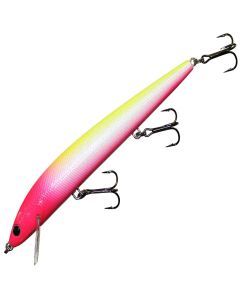 5 Inch Bagley Minnow Floating/Diving Jerk Minnow Hard Body Lure - Pink Banana