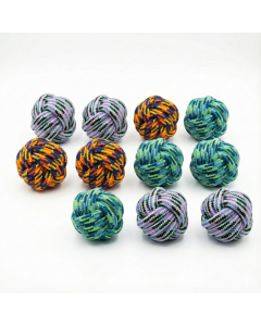 1x Dog Toy Rope Ball - Assorted Colours